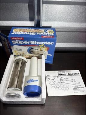 Vintage Hamilton Beach Super Shooter COOKIE PRESS Decorator Kit NO Plunger *